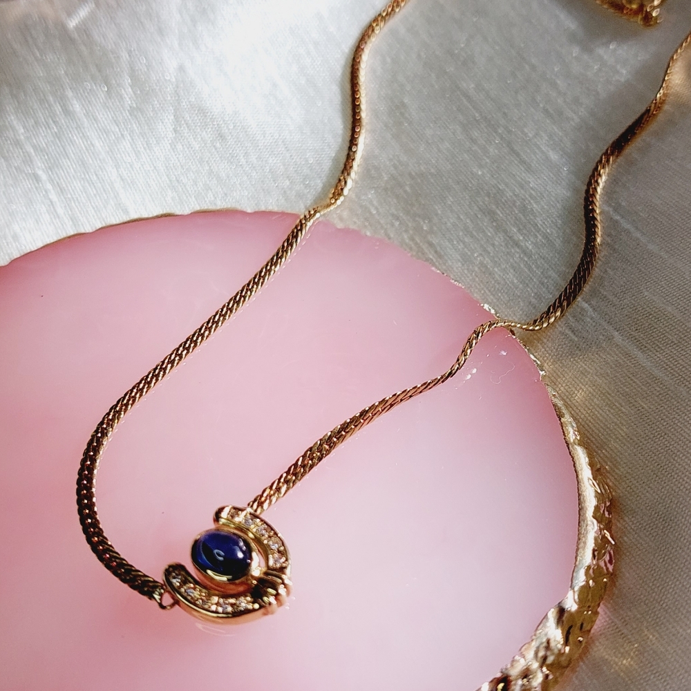 Blue Saphire necklace